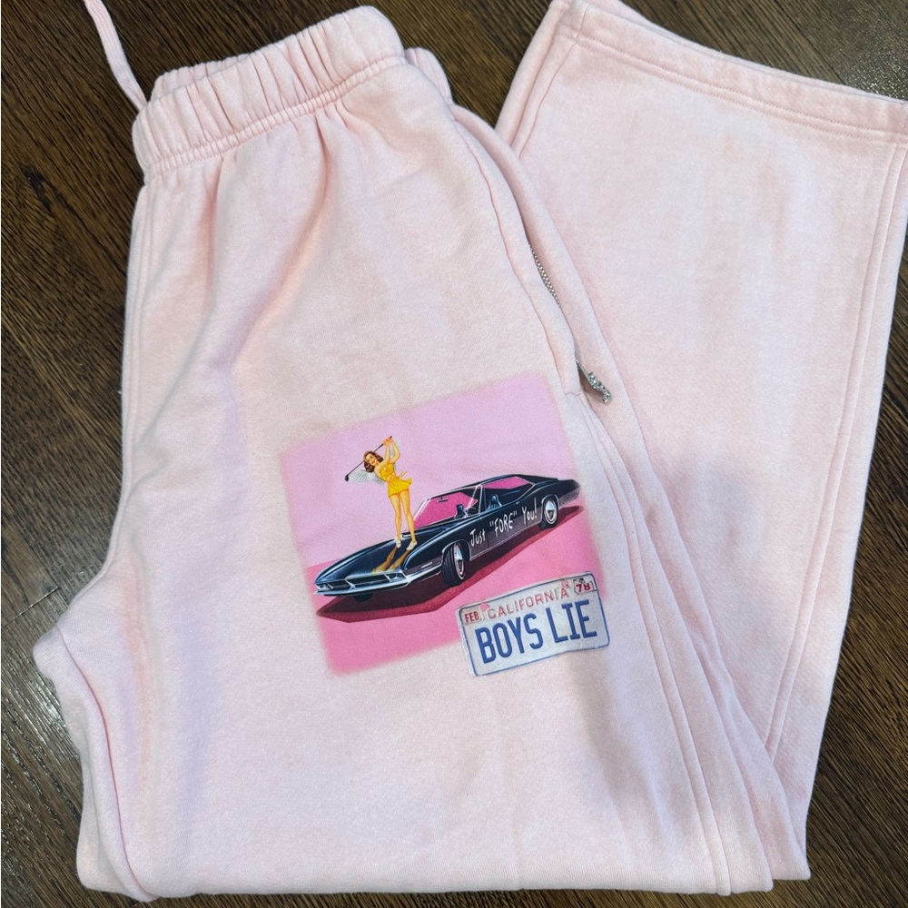 Boys Lie Pink Sweatpants